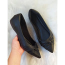 Sapatilha Feminino Bico Fino Napa Nó Lateral Maitê Love Shoes 34 Ao 40