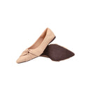Sapatilha Feminino Bico Fino Napa Nó Lateral Maitê Love Shoes 34 Ao 40
