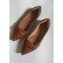 Sapatilha Feminino Bico Fino Napa Nó Lateral Maitê Love Shoes 34 Ao 40