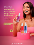 Perfume Capilar Feminino Com Brilho 60ml SWISS BEUATY | Perfume Para Cabelo